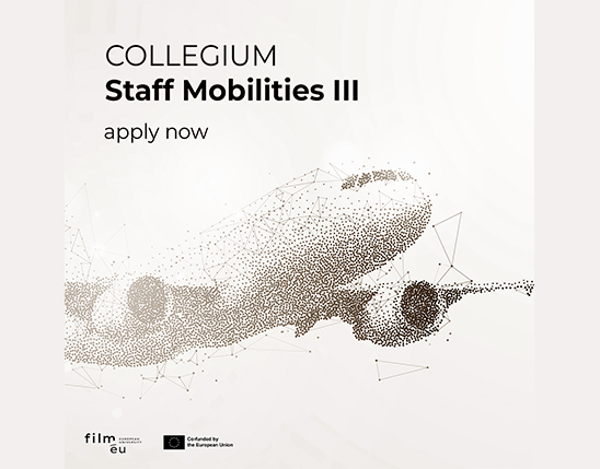 3.ª Chamada para Mobilidade de Staff do FilmEU+ Collegium